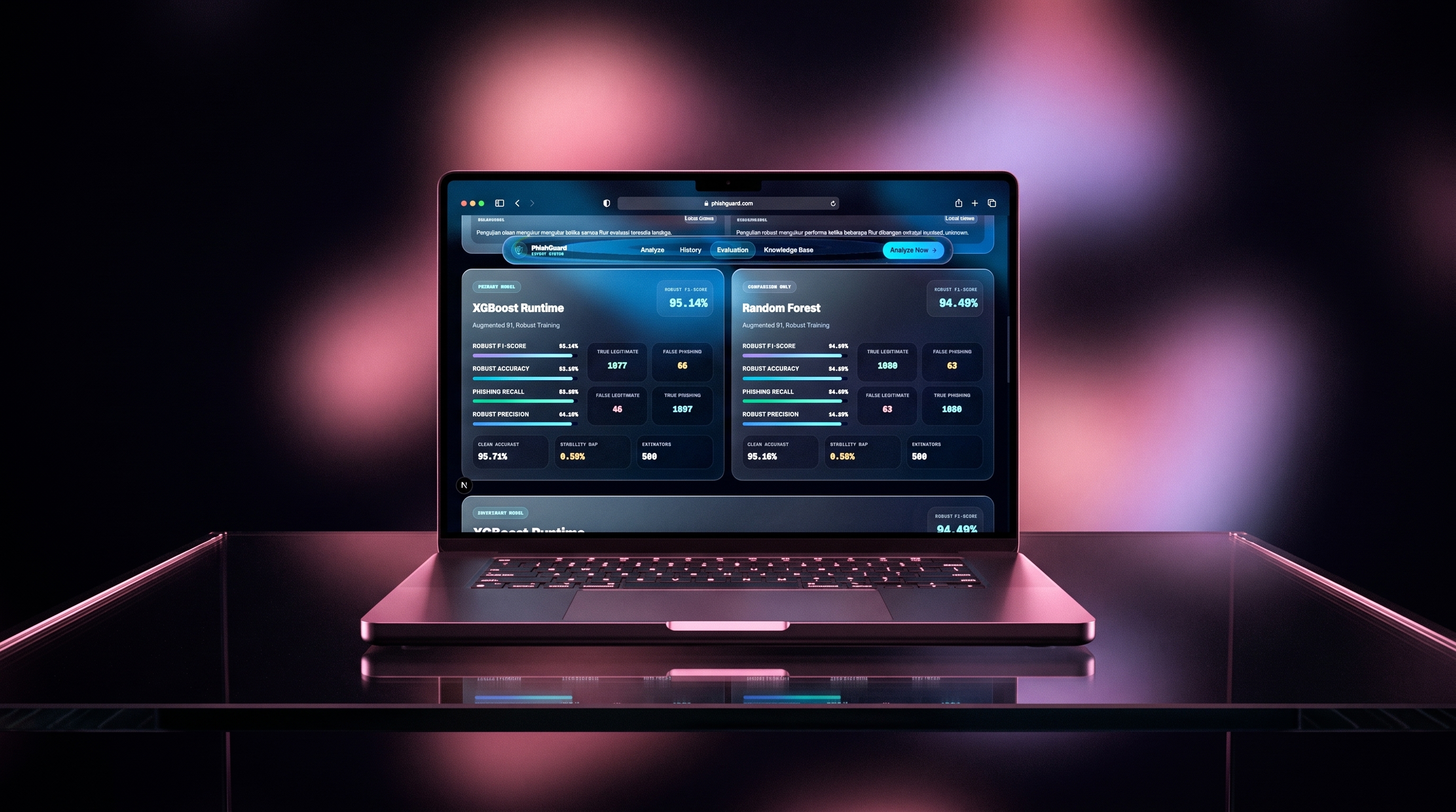 PhishGuard — screen 1